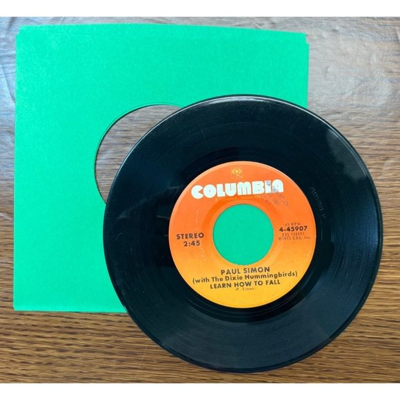 Paul Simon Loves Me Like A Rock / Learn How to Fall 45 Pop Rock Columbia 4-45907 - Picture 4 of 4